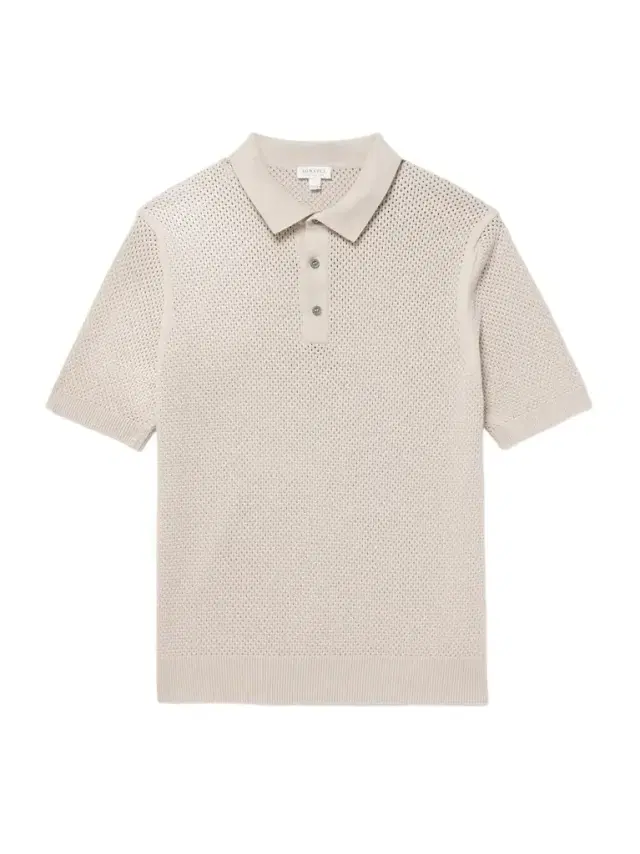 Sunspel Cotton-Mesh Polo Shirt