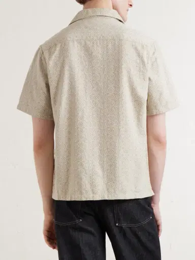 Aimé Leon Dore Novelty Camp-Collar Cotton-Jacquard Shirt | Thumbnail 4