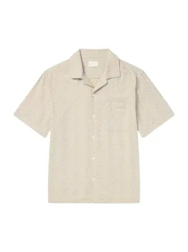 Aimé Leon Dore Novelty Camp-Collar Cotton-Jacquard Shirt | Thumbnail 1