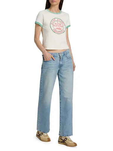 Mother Women's The Mid-Rise Zip Rambler Skimp Jeans | Thumbnail 2 Mother Women's The Mid-Rise Zip Rambler Skimp Jeans | Thumbnail 2
