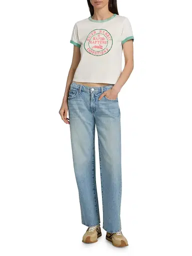 Mother Women's The Itty Bitty Ringer T-Shirt - River Rabbit | Thumbnail 2