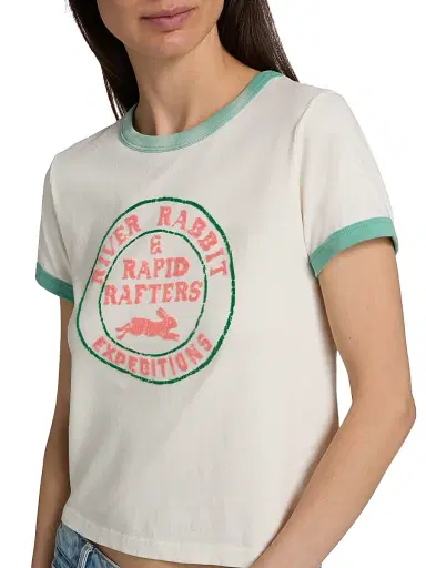 Mother Women's The Itty Bitty Ringer T-Shirt - River Rabbit | Thumbnail 6