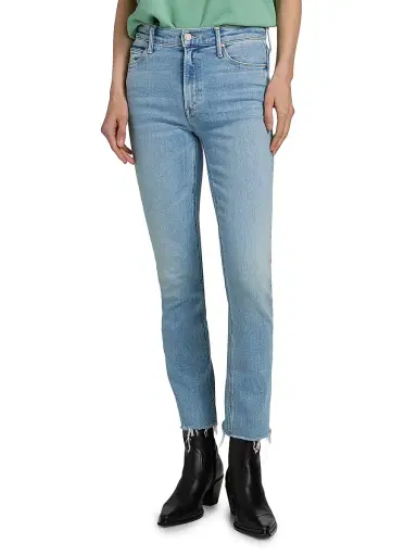 Mother Women's The Rambler Mid-Rise Ankle Jeans | Thumbnail 3 Mother Women's The Rambler Mid-Rise Ankle Jeans | Thumbnail 3