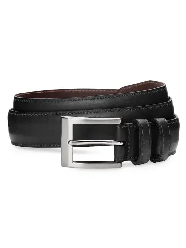 Allen Edmonds Men's Leather Belt - Black - Size 58 | Thumbnail 1