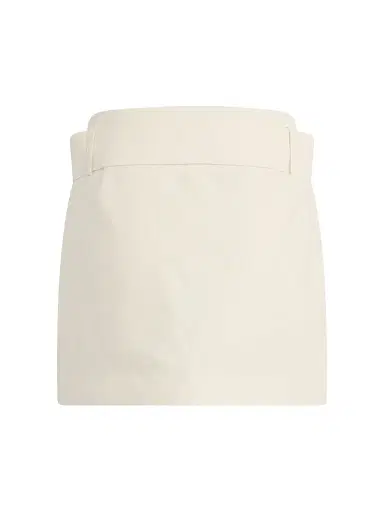 Favorite Daughter Women's The Farrah Cotton Miniskort - Cream - Size 14 | Thumbnail 3 Favorite Daughter Women's The Farrah Cotton Miniskort - Cream - Size 14 | Thumbnail 3