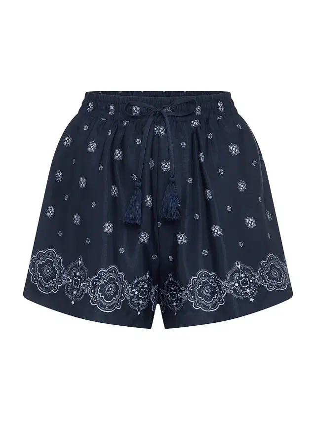Good American Women's The Recess Shorts - Bandana