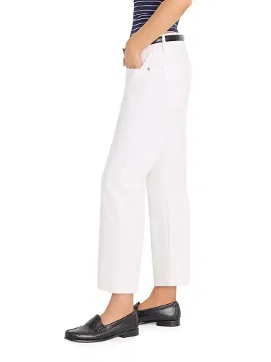 GOOD AMERICAN Women's Vintage Straight Ankle Jeans - White | Thumbnail 4