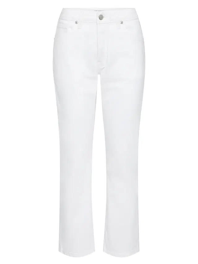 Women's Vintage Straight Ankle Jeans - White