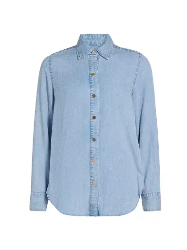 Generation Love Women's Gillian Denim Shirt - Light Blue - Size XL | Thumbnail 1