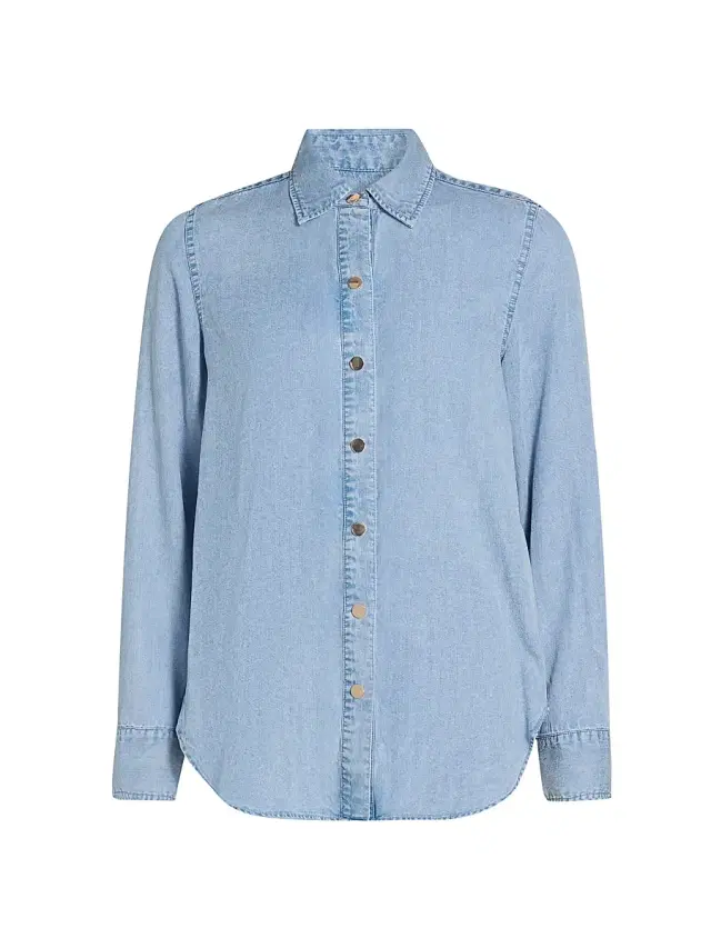 Generation Love Women's Gillian Denim Shirt - Light Blue