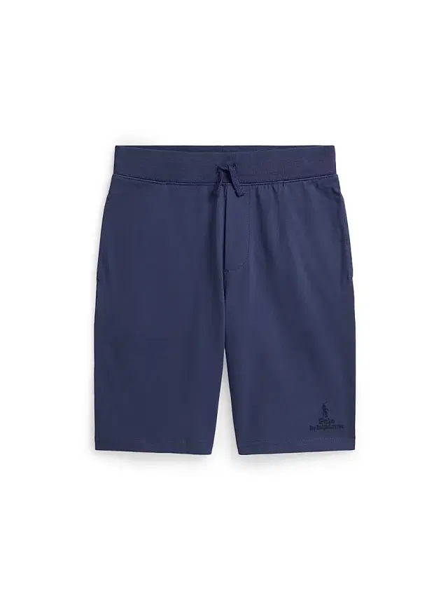 Little Boy's & Boy's Logo Cotton Jersey Short - Navy