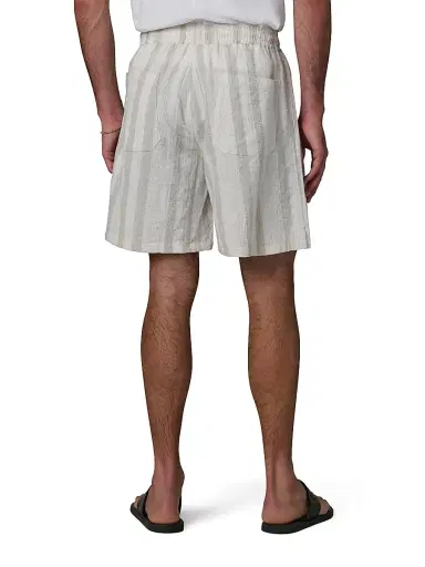 Joe's Jeans Men's Cabana Dobby Striped Cotton-Linen Shorts | Thumbnail 5 Joe's Jeans Men's Cabana Dobby Striped Cotton-Linen Shorts | Thumbnail 5