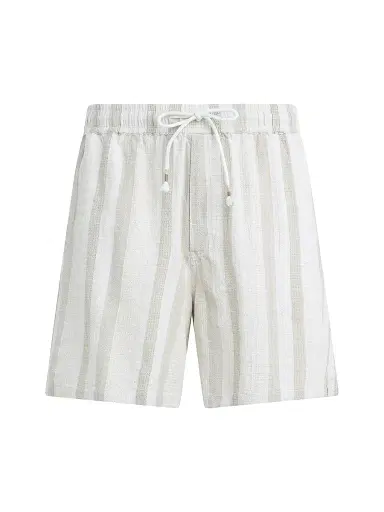 Joe's Jeans Men's Cabana Dobby Striped Cotton-Linen Shorts | Thumbnail 1 Joe's Jeans Men's Cabana Dobby Striped Cotton-Linen Shorts | Thumbnail 1