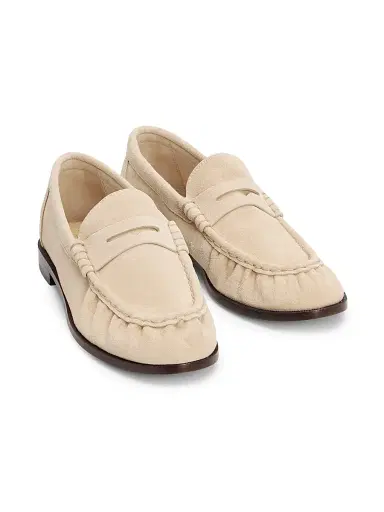 rag & bone Women's Lexi Suede Penny Loafers | Thumbnail 2
