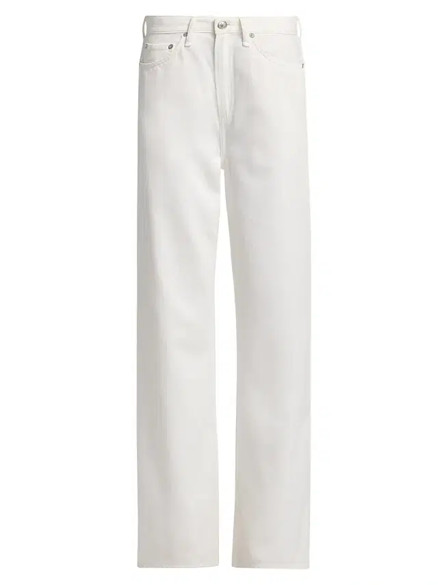 rag & bone Women's Featherweight Sofie Wide-Leg Jeans - White