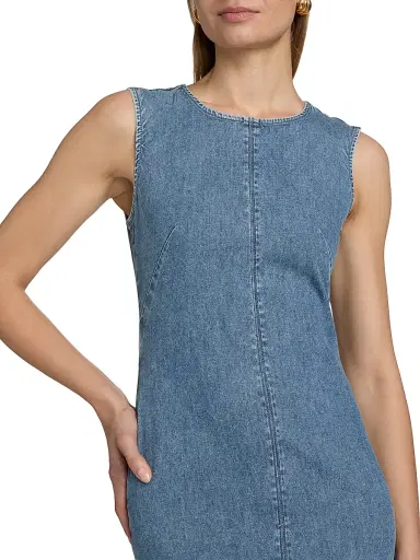 rag & bone Women's Airflex Jasmine Column Tank Midi-Dress | Thumbnail 6