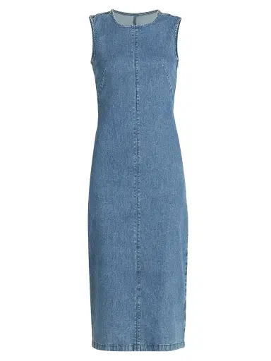 rag & bone Women's Airflex Jasmine Column Tank Midi-Dress | Thumbnail 1