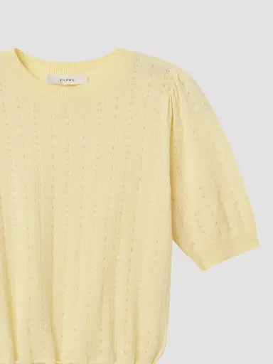 Frame Women's The Cashmere Charm Sweater - Canary - Size XL | Thumbnail 6
