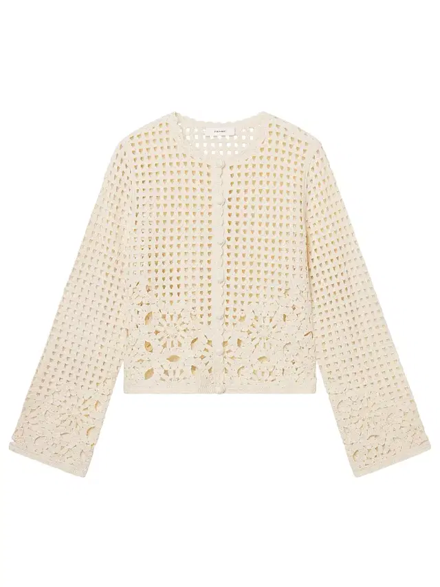 FRAME Women's The Postcard Cardigan - Cream