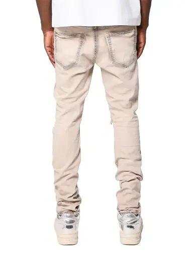 Purple Brand Men's Distressed Stretch Cotton Skinny Jeans | Thumbnail 2 Purple Brand Men's Distressed Stretch Cotton Skinny Jeans | Thumbnail 2