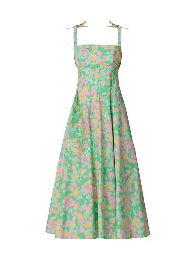 Shoshanna Women's Majorelle Floral Jacquard Cocktail Dress - Bright Mint Multi