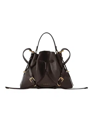 Givenchy Women's Small Voyou Bucket Bag in Shiny Leather | Thumbnail 1 Givenchy Women's Small Voyou Bucket Bag in Shiny Leather | Thumbnail 1
