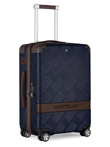 Montblanc #MY4810 Trolley Cabin Extreme Suitcase - Blue | Thumbnail 2 Montblanc #MY4810 Trolley Cabin Extreme Suitcase - Blue | Thumbnail 2