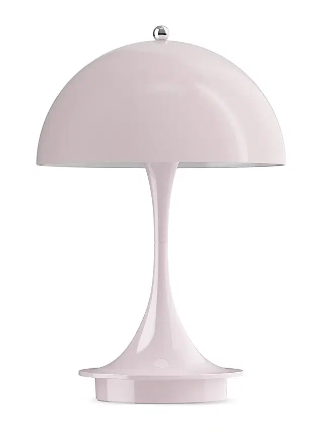 Louis Poulsen Panthella 160 Portable Lamp - Pale Rose Acrylic