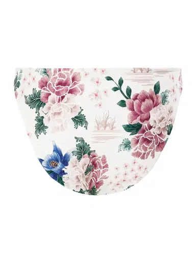 Agua Bendita Women's Radical Sunrise Ilu Reversible Floral Bikini Bottom - Size Medium | Thumbnail 2