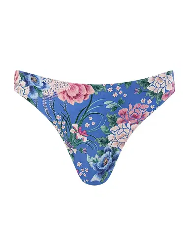Agua Bendita Women's Radical Sunrise Ilu Reversible Floral Bikini Bottom - Size Medium | Thumbnail 3