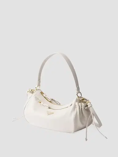 Prada Women's Leather Top Handle Bag - White | Thumbnail 4 Prada Women's Leather Top Handle Bag - White | Thumbnail 4