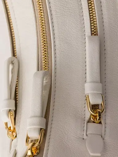 Prada Women's Leather Top Handle Bag - White | Thumbnail 8 Prada Women's Leather Top Handle Bag - White | Thumbnail 8
