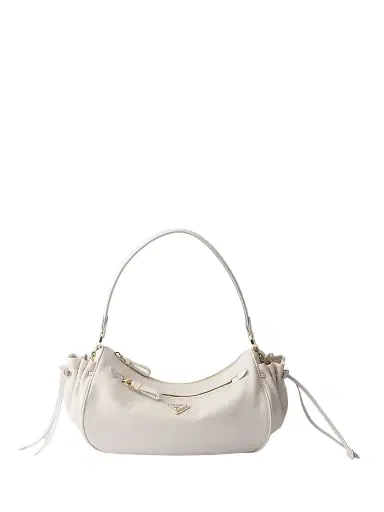 Prada Women's Leather Top Handle Bag - White | Thumbnail 1 Prada Women's Leather Top Handle Bag - White | Thumbnail 1