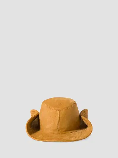Miu Miu Women's Suede Cowboy Hat - Beige Khaki - Size Medium | Thumbnail 2 Miu Miu Women's Suede Cowboy Hat - Beige Khaki - Size Medium | Thumbnail 2