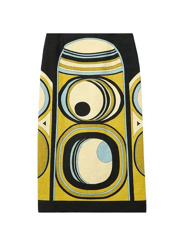 La DoubleJ Women's Pencil Skirt - Sanctuary Placee Gold