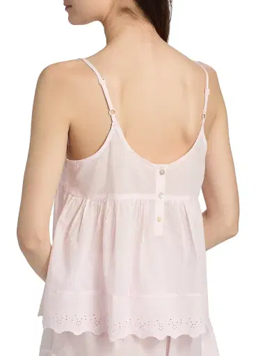 Papinelle Women's Millie Broderie Cotton Short Pajamas | Thumbnail 6