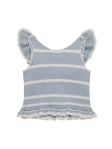 Zimmermann Baby Girl's, Little Girl's & Girl's Indra Striped Knit Top | Thumbnail 2 Zimmermann Baby Girl's, Little Girl's & Girl's Indra Striped Knit Top | Thumbnail 2