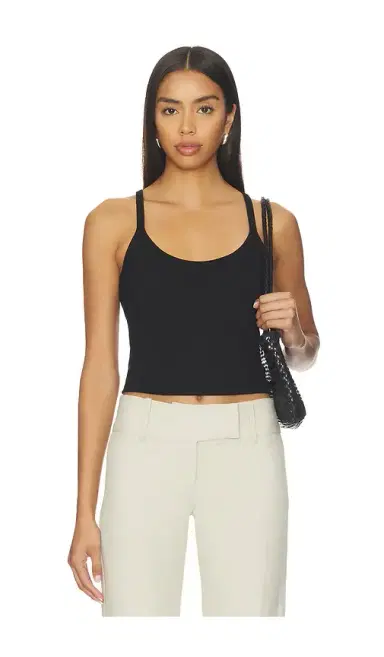 ENZA COSTA Cotton Rib Cami Tank | Thumbnail 1 ENZA COSTA Cotton Rib Cami Tank | Thumbnail 1