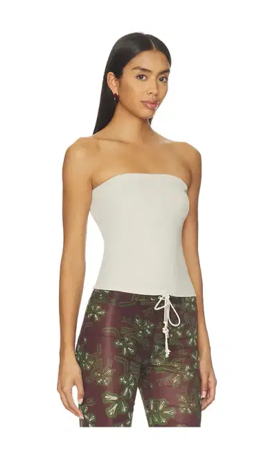ENZA COSTA Cotton Rib Bandeau Top | Thumbnail 2