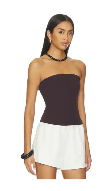 ENZA COSTA Cotton Rib Bandeau Top | Thumbnail 2 ENZA COSTA Cotton Rib Bandeau Top | Thumbnail 2