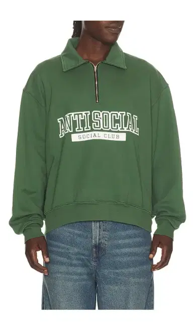 Anti Social Social Club Washed Up Quarter Zip | Thumbnail 1