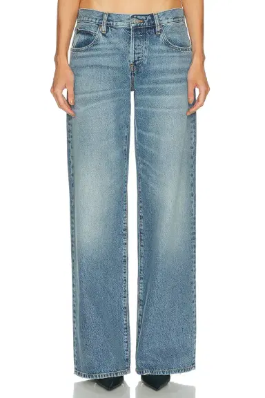 Frame x Alexandra Leclerc The Leo Low Rise Baggy Jean | Thumbnail 3