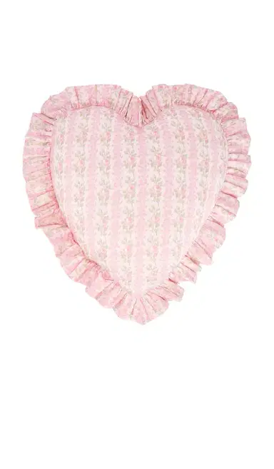 LoveShackFancy Ruffle Heart Pillow | Thumbnail 2 LoveShackFancy Ruffle Heart Pillow | Thumbnail 2