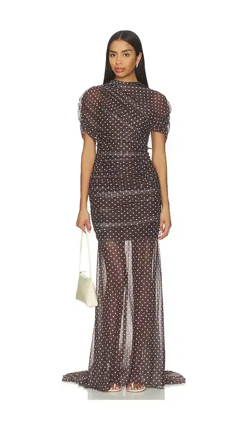 Amanda Uprichard X Revolve Evianna Mesh Gown
