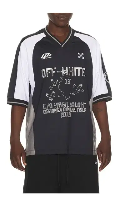 Off-White Eagle Team Soccer Jersey | Thumbnail 1 Off-White Eagle Team Soccer Jersey | Thumbnail 1
