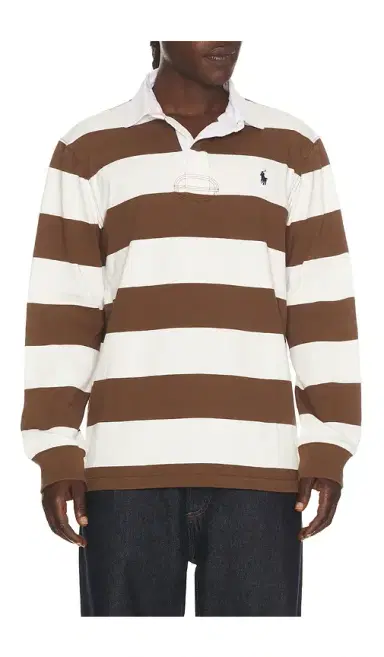 Polo Ralph Lauren Long Sleeve Iconic Rugby Stripe Polo | Thumbnail 1 Polo Ralph Lauren Long Sleeve Iconic Rugby Stripe Polo | Thumbnail 1