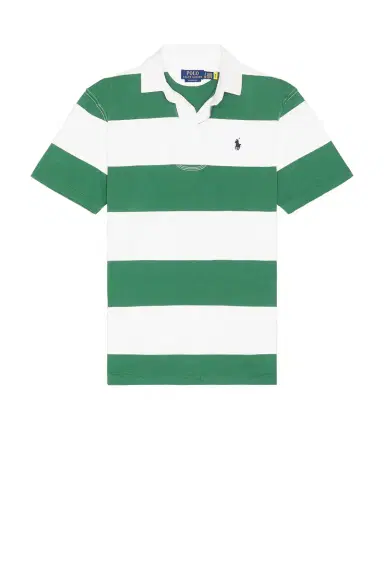 Polo Ralph Lauren Short Sleeve Jersey Knit Iconic Rugby Stripe Polo | Thumbnail 6