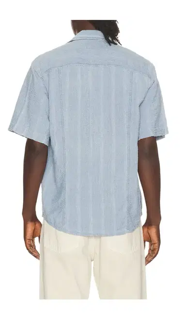 Corridor Striped Seersucker Short Sleeve Shirt | Thumbnail 2