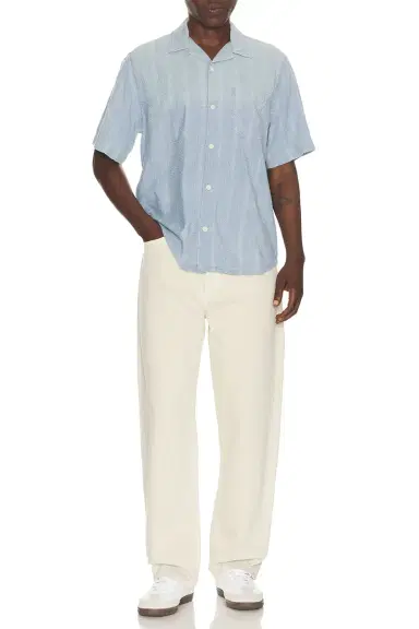 Corridor Striped Seersucker Short Sleeve Shirt | Thumbnail 5