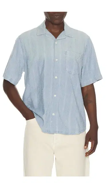 Corridor Striped Seersucker Short Sleeve Shirt | Thumbnail 1